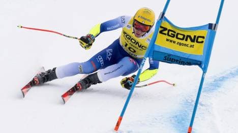 Mattia Casse beim Super-G in Gröden