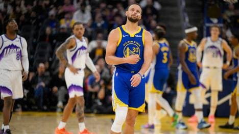 Stephen Curry führte die Golden State Warriors zum Sieg