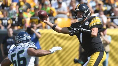Ben Roethlisberger verletzte sich im Spiel gegen die Seattle Seahawks am rechten Ellenbogen