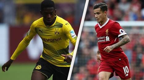 Der FC Barcelona ist hinter Ousmane Dembele und Philippe Coutinho her