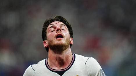 Declan Rice wurde in der zweiten Hälfte ausgewechselt