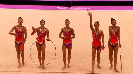 Deutschland blieb ohne Medaille beim Team-Wettbewerb der Rhythmischen Sportgymnastik