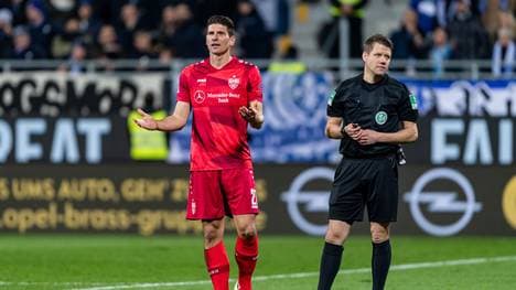 Mario Gomez hatte in den letzten Spielen große Probleme mit dem VAR