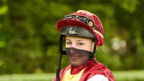 Sybille Vogt ist als Reiterin dabei