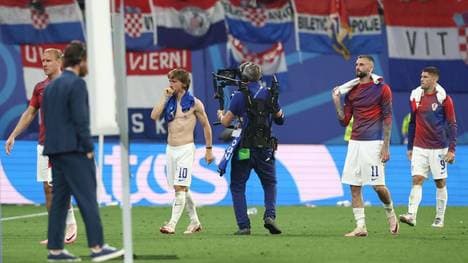 Luka Modric kassierte mit Kroatien gegen Italien einen schmerzhaften Ausgleich in der Nachspielzeit