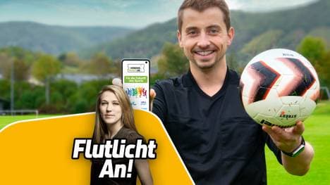 Mara Pfeiffer (v.) sprach mit Gregor Demmer über die Plattform "Vereinsticket"