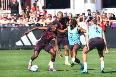 Doppelter Bayern-Schreck im Training