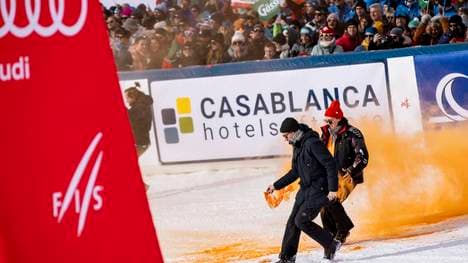 Das Rennen in Gurgl wurde von der Letzten Generation gestört