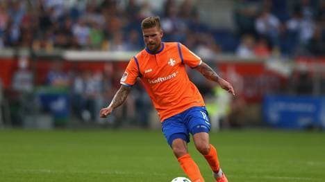 Tobias Kempe traf in Sandhausen per Elfmeter für Darmstadt 98