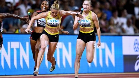 Die deutsche Staffel landete auf Platz sechs