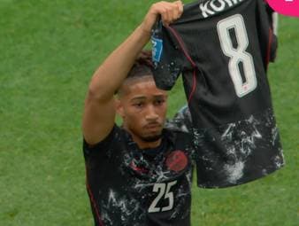 Dieser Jubel ist eine ganz besondere Geste