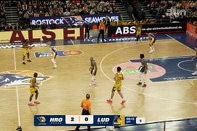 Spiel Highlights zu ROSTOCK SEAWOLVES - MHP RIESEN Ludwigsburg