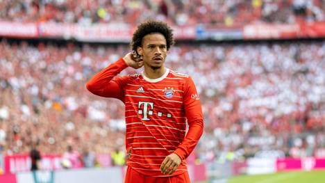Leroy Sané verhindert die Münchner führung durch eine knappe Abseitsstellung