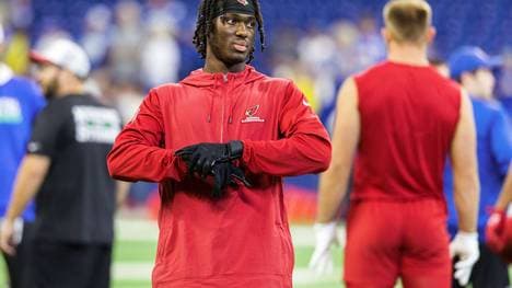 Wide Receiver Marvin Harrison Jr. von den Cardinals