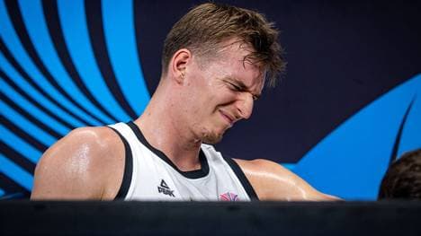 Justus Hollatz musste gegen Slowenien verletzt raus