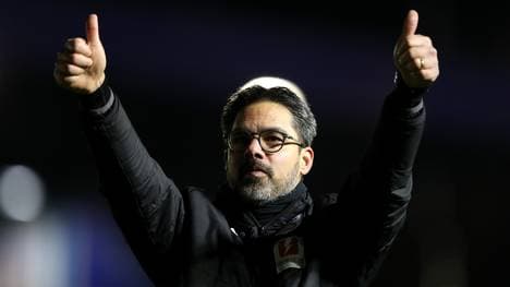David Wagner feiert den Sieg von Huddersfield Town