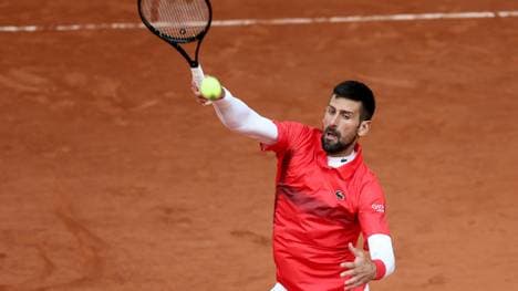 Keine Probleme beim French-Open-Auftakt: Novak Djokovic