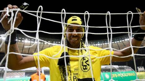 Pierre-Emerick Aubameyang gewann mit dem BVB den DFB-Pokal