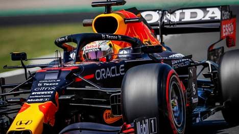 Max Verstappen sitzt nach seinem heftigen Crash von Silverstone wieder im Auto