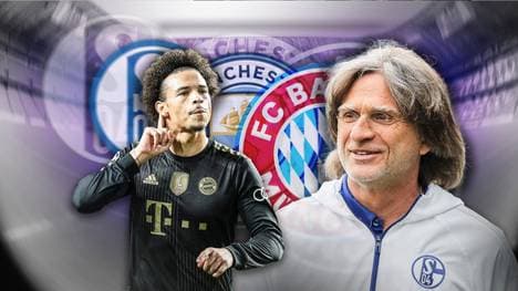 Norbert Elgert (r.) ist von der Entwicklung Leroy Sanés beim FC Bayern nicht überrascht