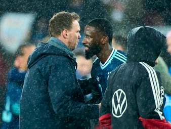 Nagelsmann über Rüdiger: "War nicht so leicht"