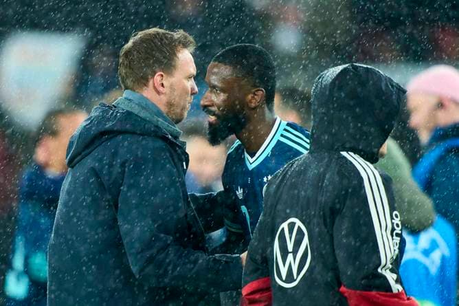 Nagelsmann über Rüdiger: "War nicht so leicht"