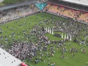 Durch ein 1:1 gegen den SV Wehen Wiesbaden steht SV Elversberg als erster Aufsteiger in die 2.Liga fest.