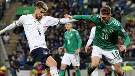 Italien kam gegen Nordirland nich über ein 0:0 hinaus