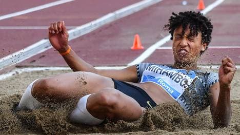 Malaika Mihambo landete in Rom bei 7,07 Metern