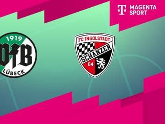 VfB Lübeck - FC Ingolstadt 04: Tore und Highlights | 3. Liga