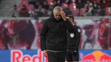 Marco Rose steht bei RB Leipzig unter Druck