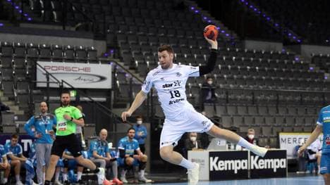 Niclas Ekberg vom THW Kiel war von den Löwen nicht zu stoppen