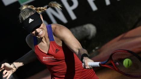 Angelique Kerber steht im Achtelfinale von Rom