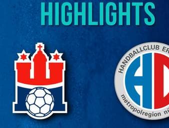 Die Highlights der Partie HSV Hamburg gegen HC Erlangen aus der Handball-Bundesliga im Video.