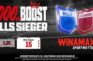 NFL-Boost: Quote 15,0 auf Bills-Sieg! Winamax Bonus sichern | 16.11.2025
