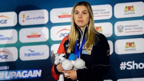 Anna Seidel bei der EM im Januar