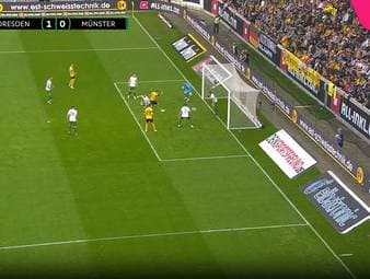 Dynamo Dresden baut seine Heimserie aus und gewinnt auch sein sechstes Heimspiel der Saison.