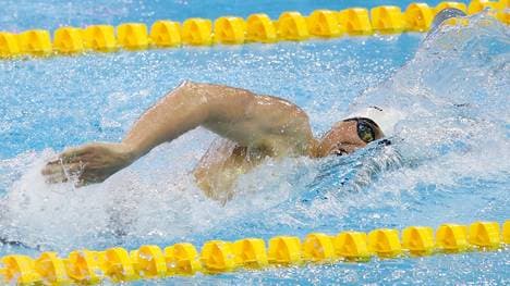 Paul Biedermann startete als Schlussschwimmer