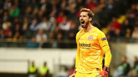 Eintracht Frankfurts Kevin Trapp ist nicht zufrieden mit der Kommunikation innerhalb der Mannschaft.