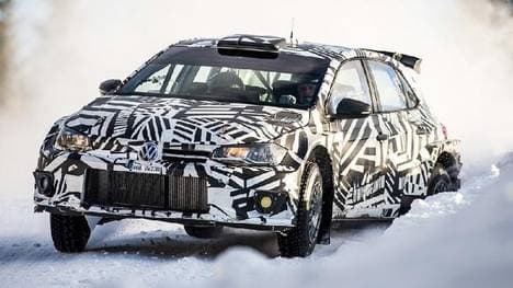 Petter Solberg testete in Schweden den neuen Volkswagen Polo GTI R5