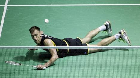 Marc Zwiebler verlor sein Einzel gegen Lin Dan