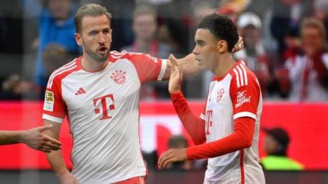 Für den FC Bayern aktiv: Harry Kane und Jamal Musiala