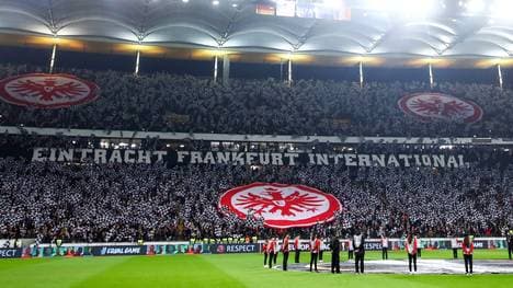 Fans von Eintracht Frankfurt sind bekannt für ihre ausgefallenen Choreos