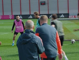 Harry Kane ist pünktlich zum Abschlusstraining wieder fit. Doch wie steht es um einen Startelfeinsatz gegen Real Madrid?