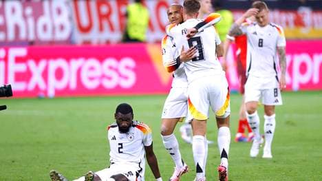 Antonio Rüdiger beendete das Spiel gegen die Schweiz angeschlagen