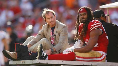 Fred Warner musste verletzt vom Feld