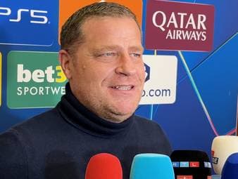 Der FC Bayern trifft im Viertelfinale der Champions League auf Real Madrid. Max Eberl geht die Sache selbstbewusst an.