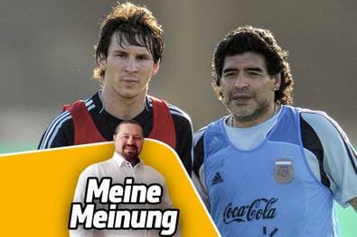 Maradona wird immer größer sein als Messi