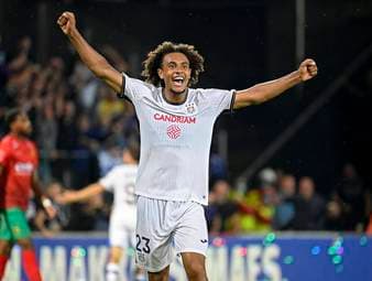 Zirkzee nach Gala in Belgien gefeiert