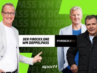 Im FIROCKX.ONE SPORT1 WM Doppelpass vom 14.06.2026 ist neben den SPORT1-Experten Stefan Effenberg und Alfred Draxler auch Ex-Weltmeister Andreas Möller zu Gast. Hier gibt's die gesamte Sendung zum Nachschauen.